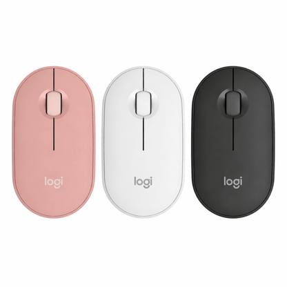 Logitech M350 Pebble Wireless Silent Mouse with Bluetooth or 2.4 GHz Receiver - gametricks