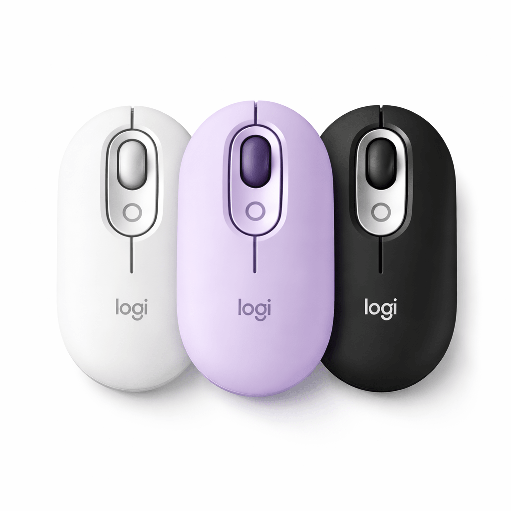 Logitech POP Bluetooth Wireless Mouse with Emoji Customizable Button – SilentTouch Clicks - gametricks