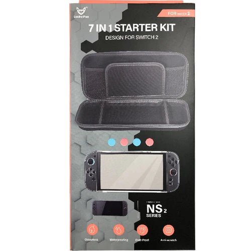 Lucky Fox 7 in 1 Starter Kit for Nintendo Switch 2 - gametricks