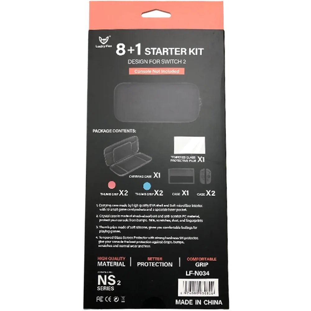 Lucky Fox 8+1 Starter Kit for Nintendo Switch 2 - gametricks