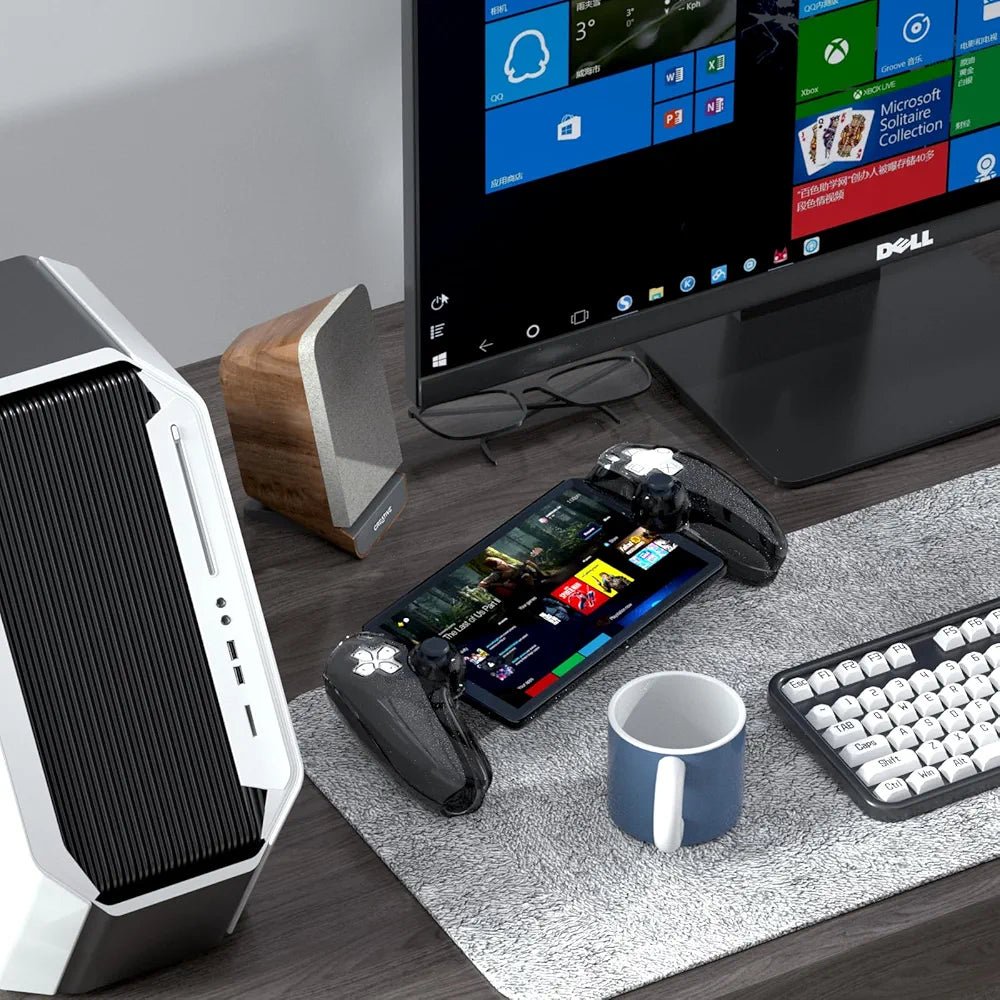 Lucky Fox PlayStation Portal, PS Portal Crystal Case | Cover - Transparent Black - gametricks