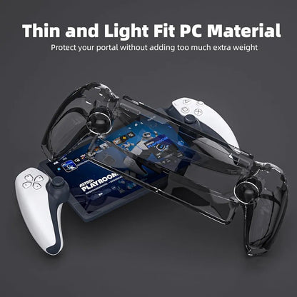 Lucky Fox PlayStation Portal, PS Portal Crystal Case | Cover - Transparent Black - gametricks