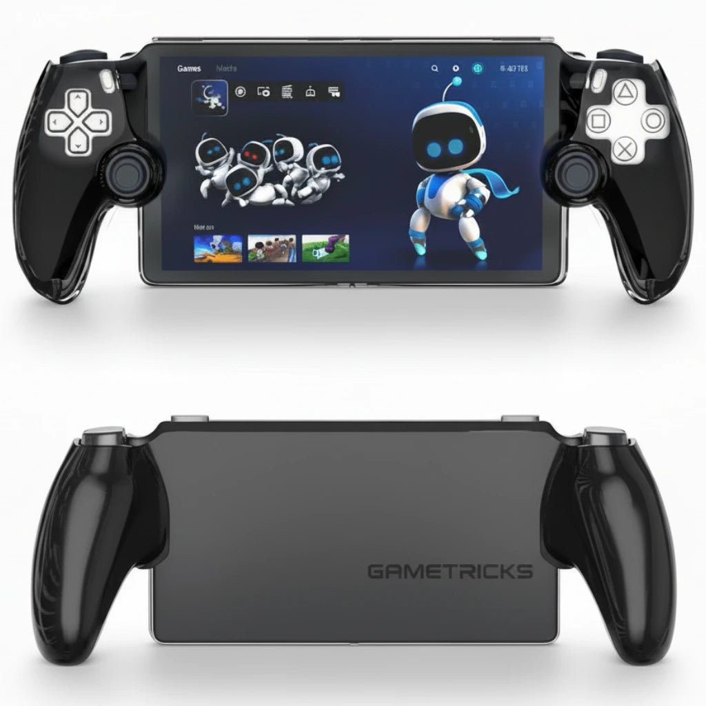 Lucky Fox PlayStation Portal, PS Portal Crystal Case | Cover - Transparent Black - gametricks