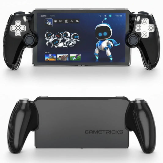 Lucky Fox PlayStation Portal, PS Portal Crystal Case | Cover - Transparent Black - gametricks
