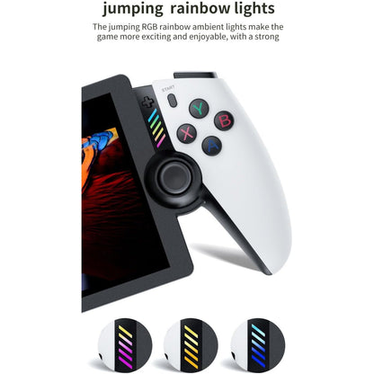 M28 Retro Handheld Retro Game Console,30+ Emulators, EmuELEC System,7.1″ LCD FHD Screen 4000mAh (128GB 20000+ Games)