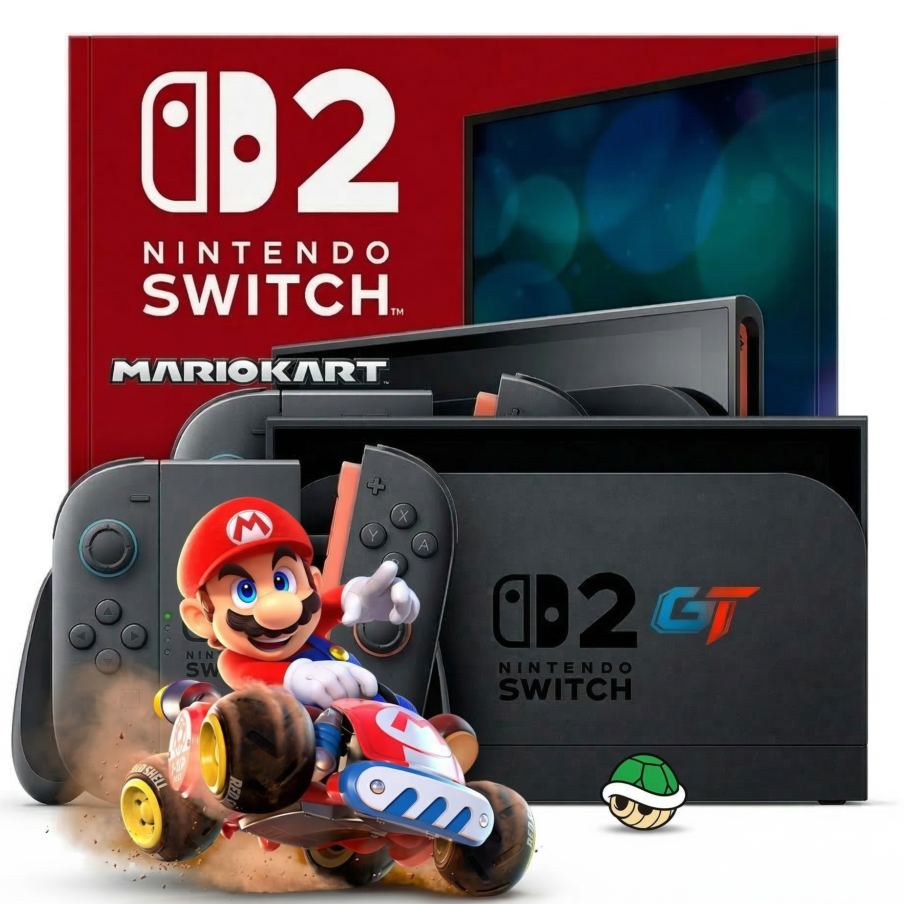 Nintendo Switch 2 Console: Mario Kart World Bundle (256GB Next-Gen Edition) NINTENDO