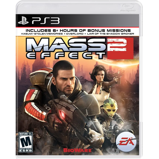 Mass Effect 2 - PlayStation 3 | PS3 original front cover on white background