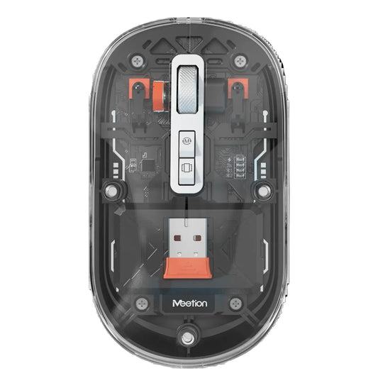 MEETION BTM005 Dual-Mode Transparent Mouse – 2.4G + Bluetooth - gametricks