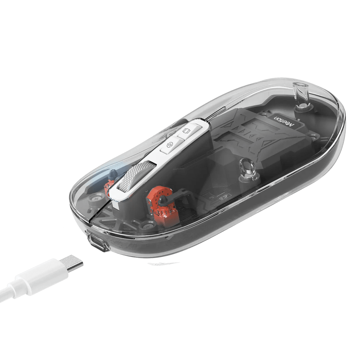 MEETION BTM005 Dual-Mode Transparent Mouse – 2.4G + Bluetooth - gametricks