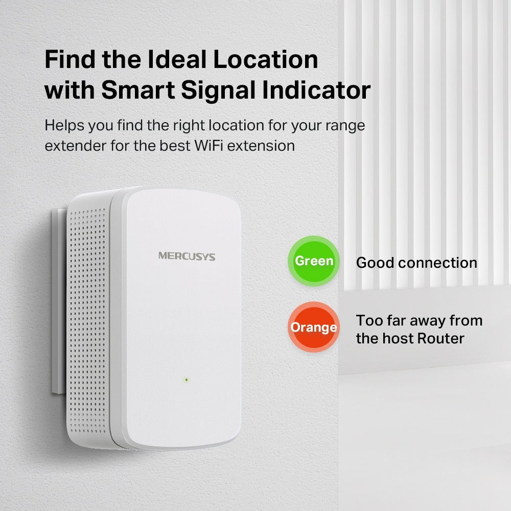MERCUSYS ME10 300 Mbps WiFi Range Extender with WPS One - Touch Setup - gametricks