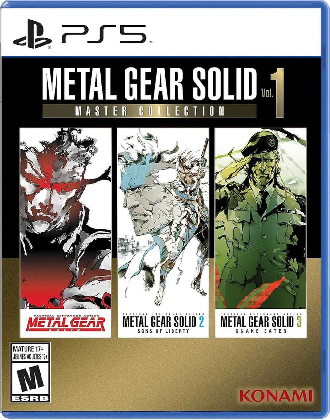 Metal Gear Solid: Master Collection Vol.1 - PlayStation 5 | PS5 front cover