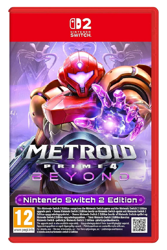Metroid Prime 4: Beyond - Nintendo Switch 2 Edition – Nintendo Switch 2 physical game cover, front view