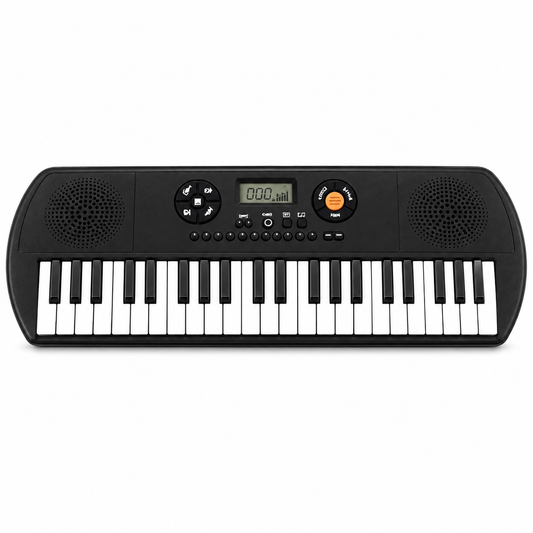Miles MLS-6685 portable 44-key keyboard with USB, front view.