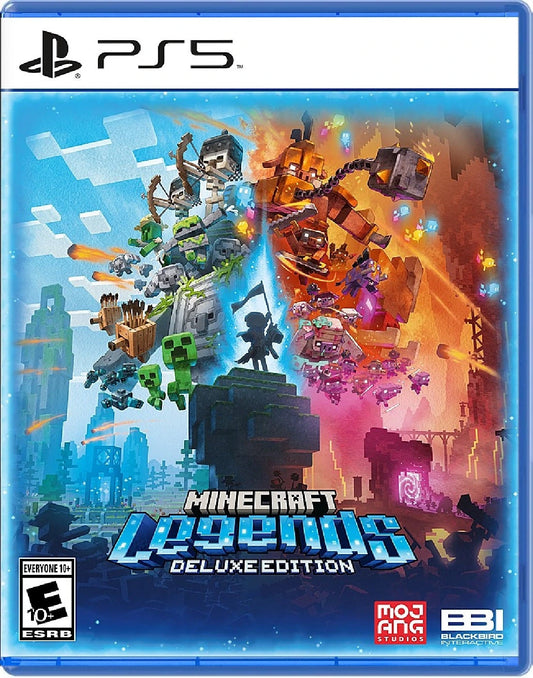 Minecraft Legends Deluxe Edition - PlayStation 5 front cover