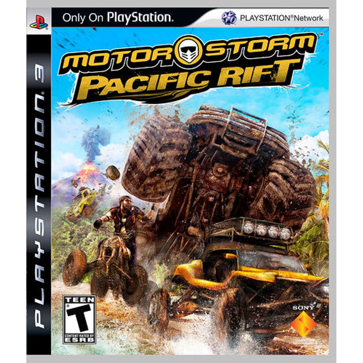 MotorStorm Pacific Rift PS3 front cover on white square background