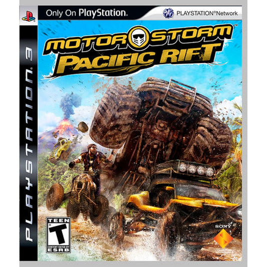 MotorStorm Pacific Rift PS3 front cover on white square background