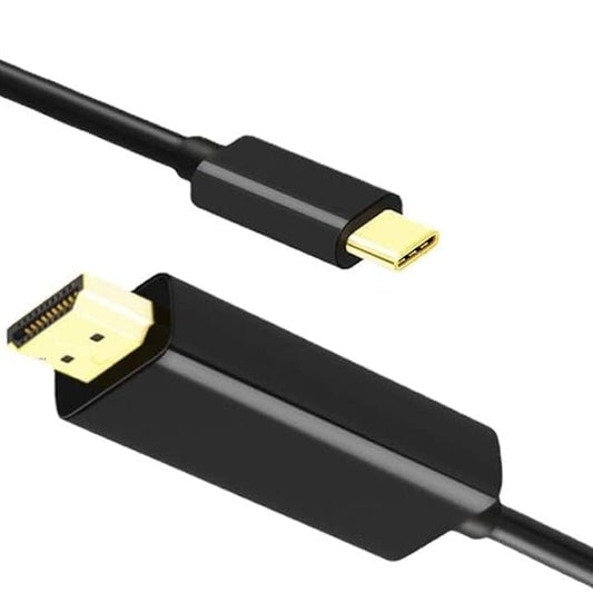MOXOM 4K Full HD Display 1.8m Type - C to HDMI Cable for Monitor, Projector, Laptops, Mobiles and TV 4K HD - gametricks
