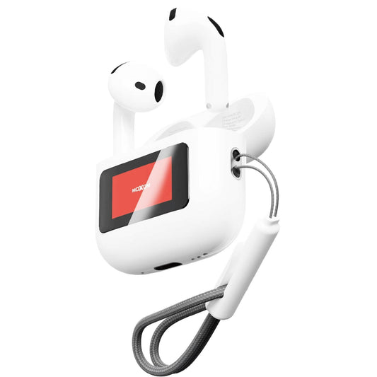 Moxom MX - TW79 ANC Earbuds With Digital Touch Screen - gametricks