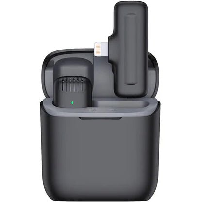 Moxom Noise Reduction Wireless Microphone for Live Shows, Vlogs, and Interviews - Lightning - gametricks