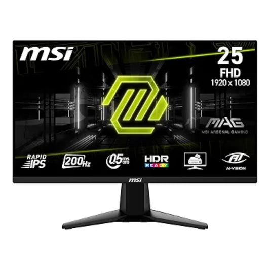 MSI MAG 255F E20 24.5-Inch FHD 200Hz, 0.5ms, HDR Ready, Gaming Monitor