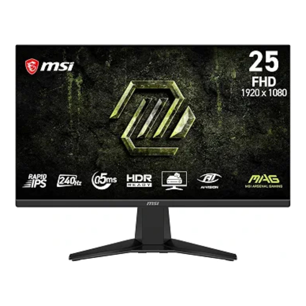 MSI MAG 255F X24 24.5inch 240Hz FHD Rapid IPS Adaptive Sync Gaming Monitor