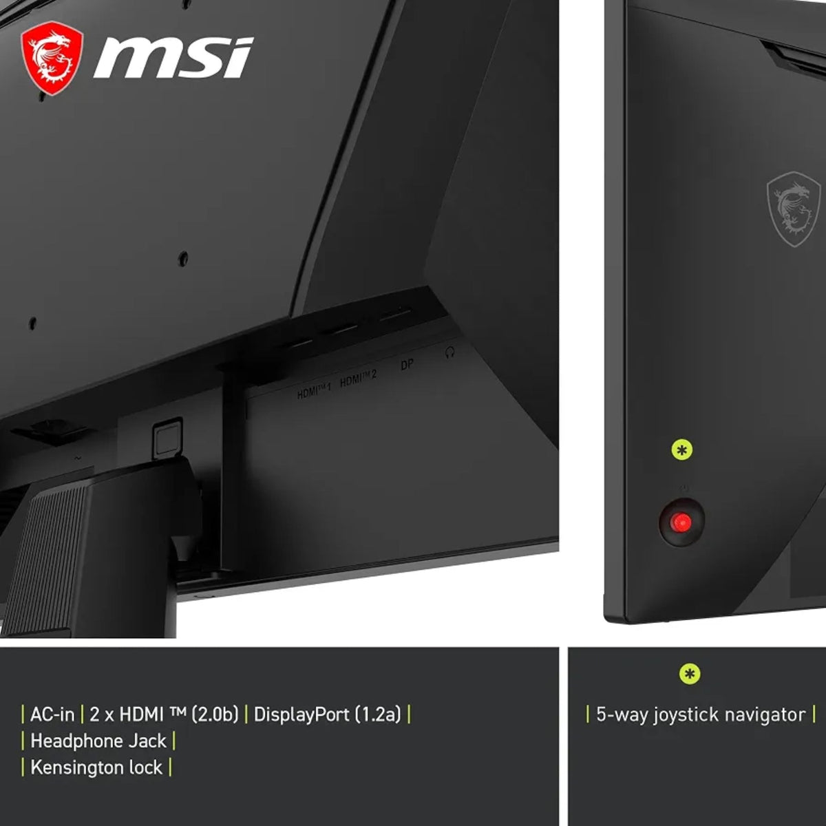 MSI MAG 255F X24 24.5inch 240Hz FHD Rapid IPS Adaptive Sync Gaming Monitor