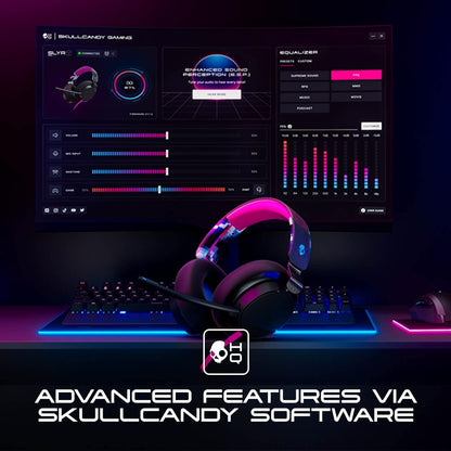 Skullcandy SLYR Pro Wired Multi-Platform Gaming Headset with Microphone - Blue DigiHype