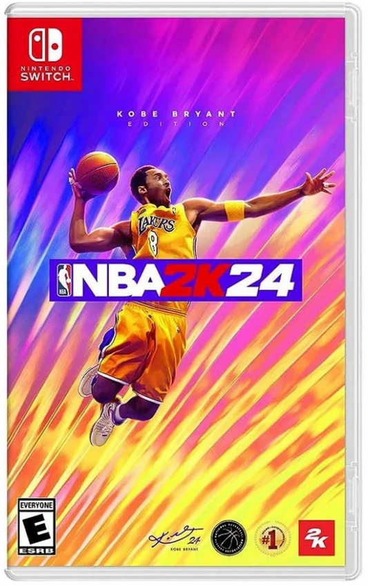 NBA 2K24 Kobe Bryant Edition Nintendo Switch physical game case cover