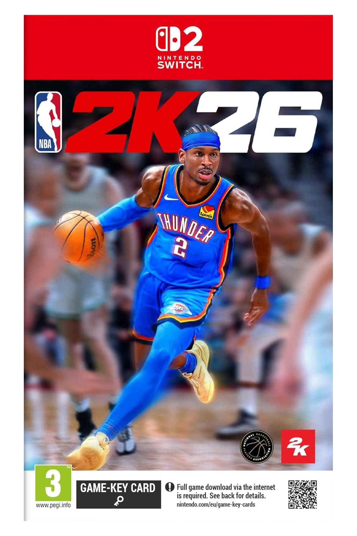 NBA 2K26 - Nintendo Switch 2 – Nintendo Switch 2 physical game cover, front view