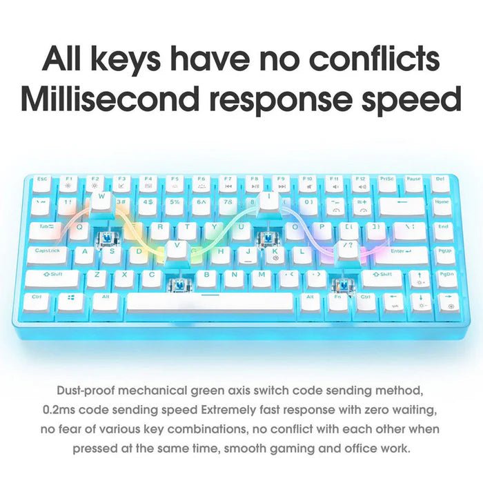 Onikuma G30 84 - Key 60% RGB Mechanical Keyboard - gametricks