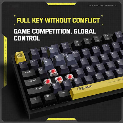 Onikuma G38 98 Keys RGB Wired Mechanical Gaming Keyboard - gametricks