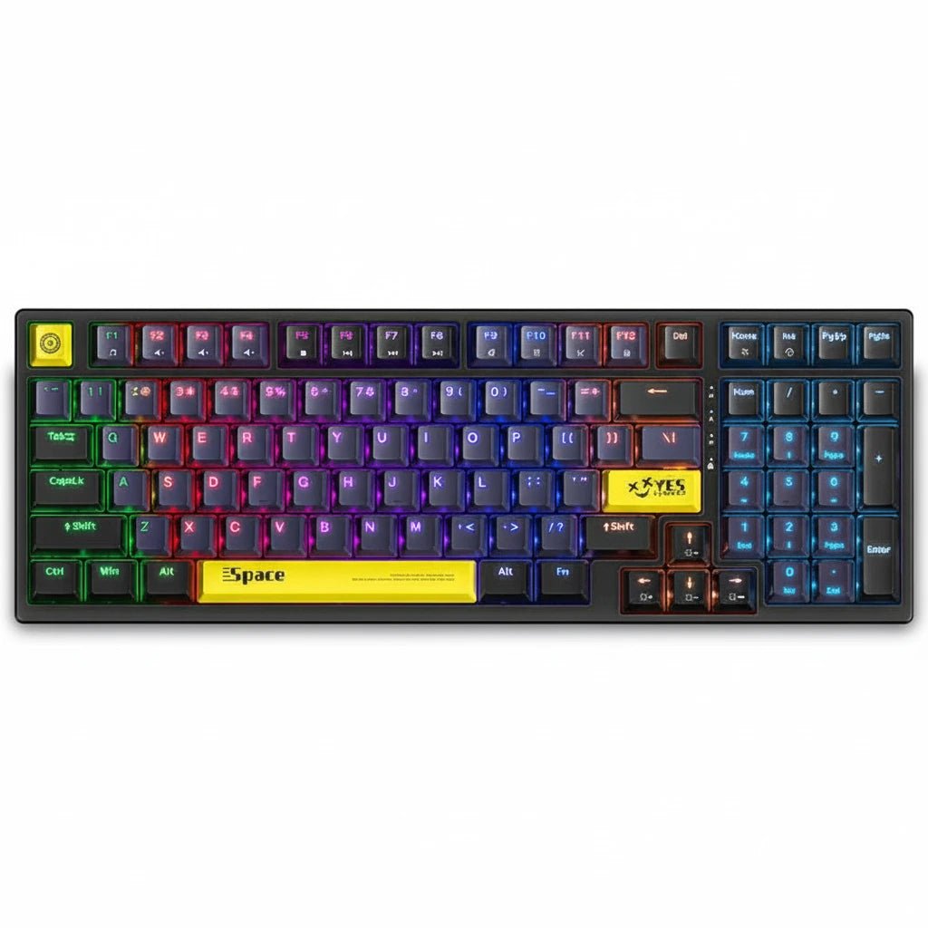 Onikuma G38 98 Keys RGB Wired Mechanical Gaming Keyboard - gametricks