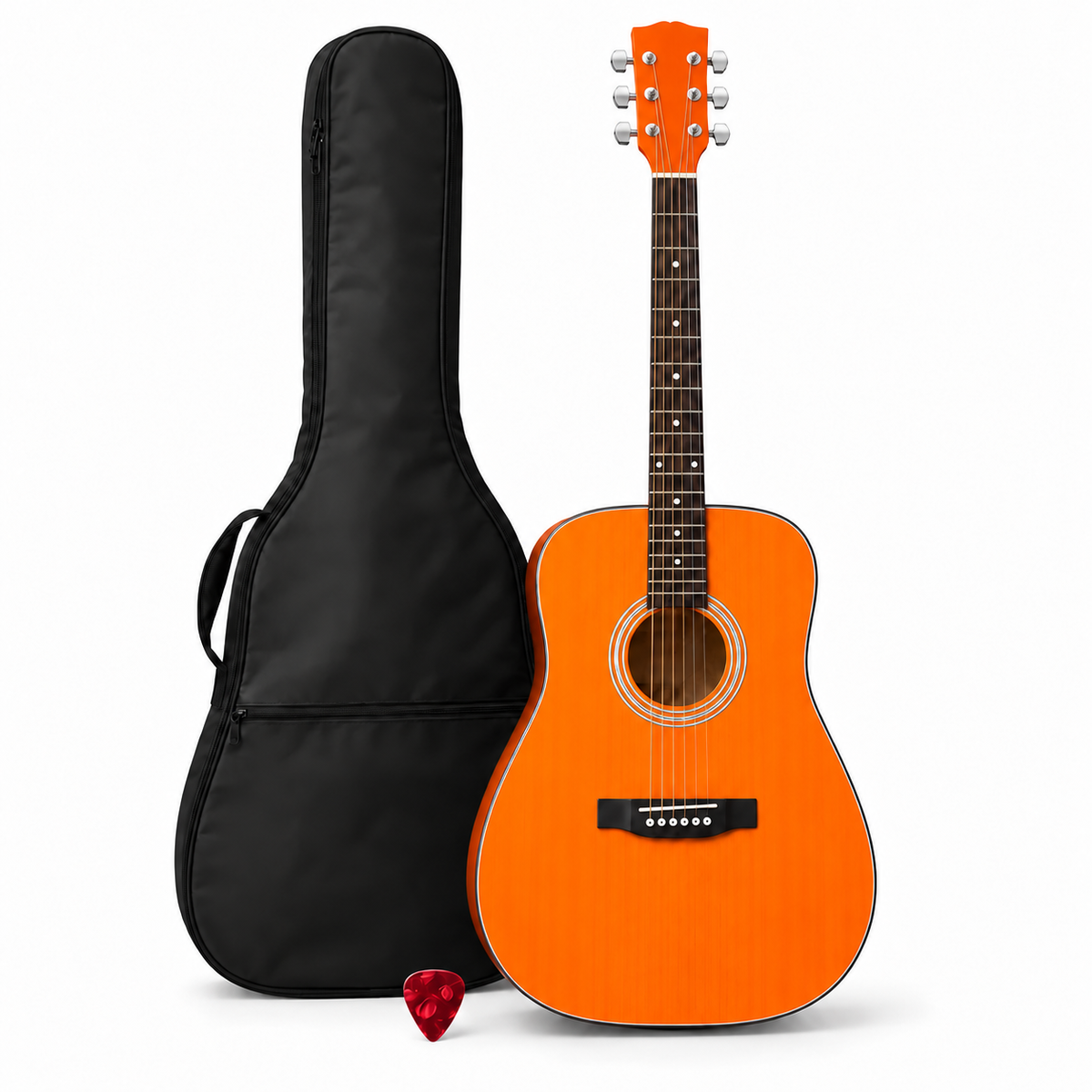 6 Strings Acoustic Guitar Package 39" gametricks