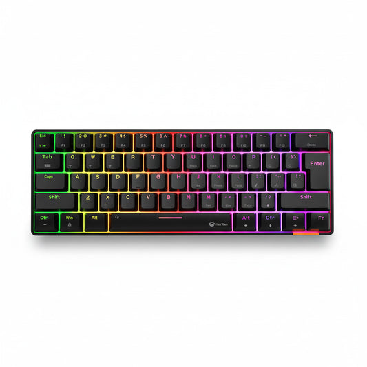 MeeTion MK005BT Dual Mode Wired/Bluetooth 60% Gaming Mechanical Keyboard - Black Meetion