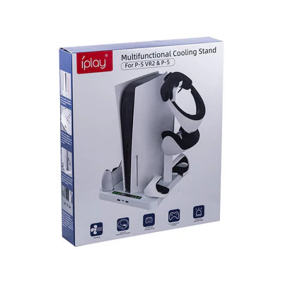 iPlay Multifunctional Cooling Stand with Charging Dock For Dualsense & PS VR2 Controllers IPLAY