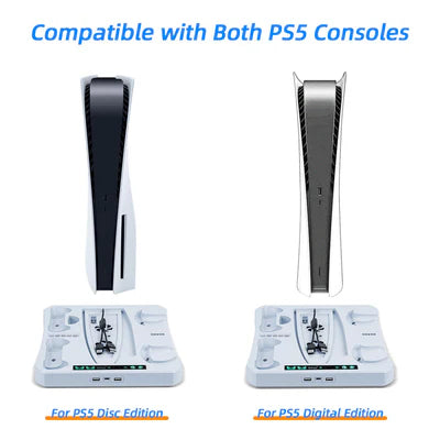 iPlay Multifunctional Cooling Stand with Charging Dock For Dualsense & PS VR2 Controllers IPLAY