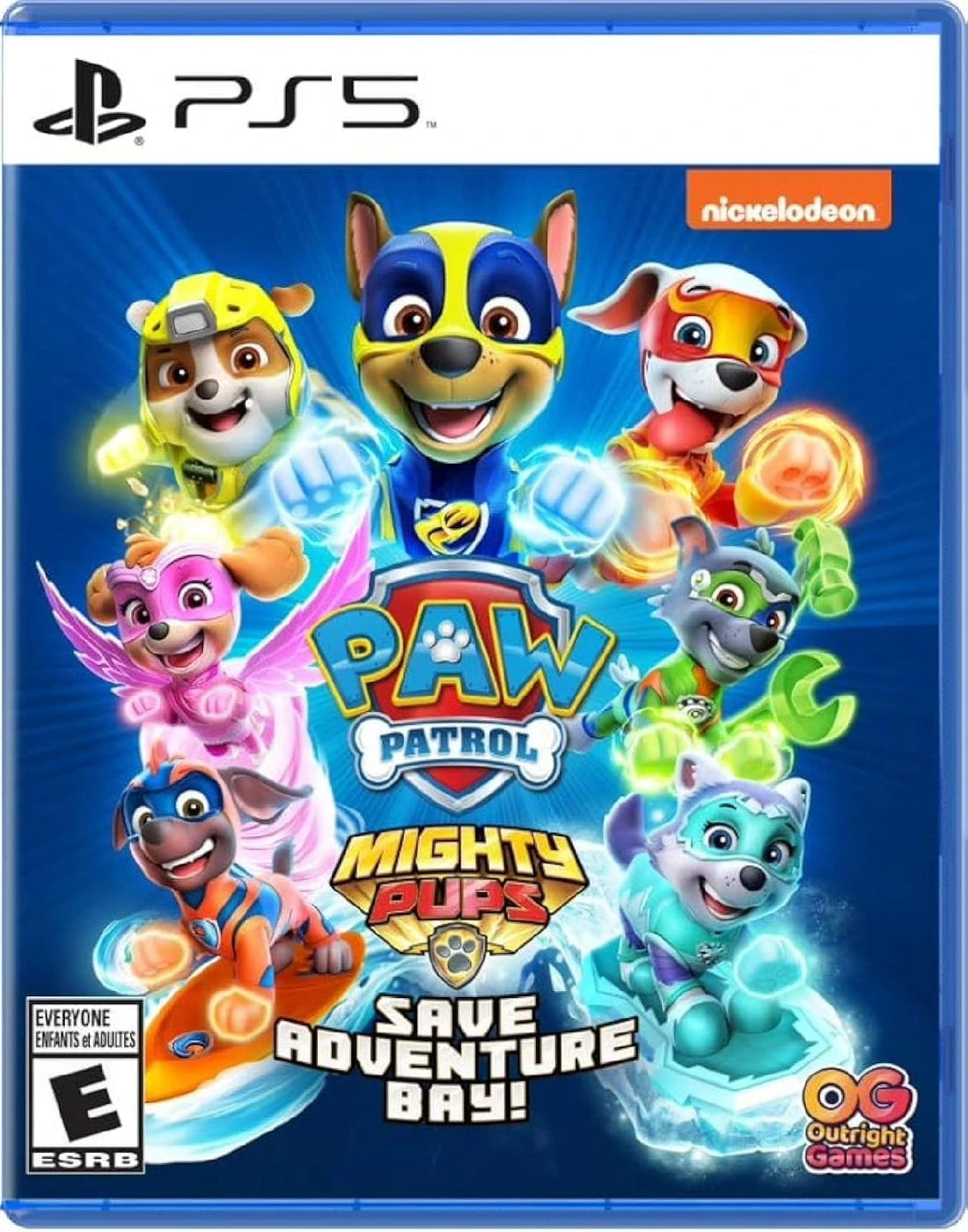 Paw Patrol Mighty Pups: Save Adventure Bay - Playstation 5 front cover
