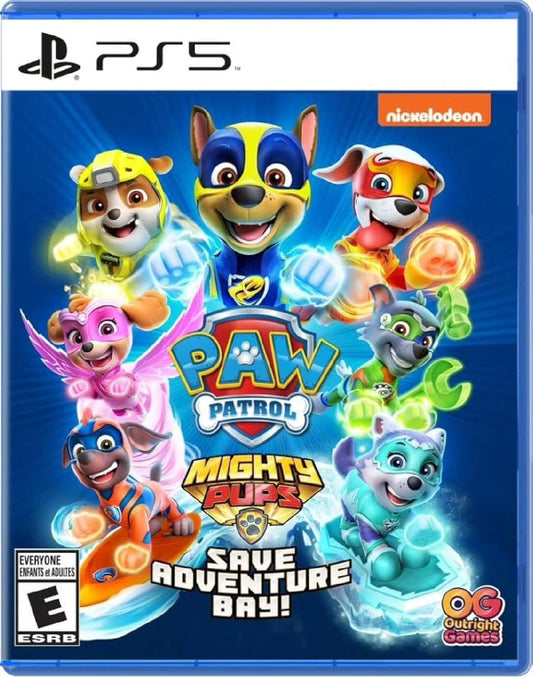 Paw Patrol Mighty Pups: Save Adventure Bay - Playstation 5 front cover