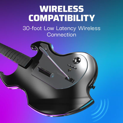 PDP RIFFMASTER Wireless Guitar Controller, Rock Band 4, Fortnite Festival - PS5 | PS4 - gametricks