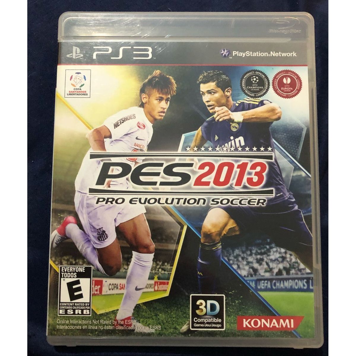 Pro Evolution Soccer 2013 PS3 front cover on white square background