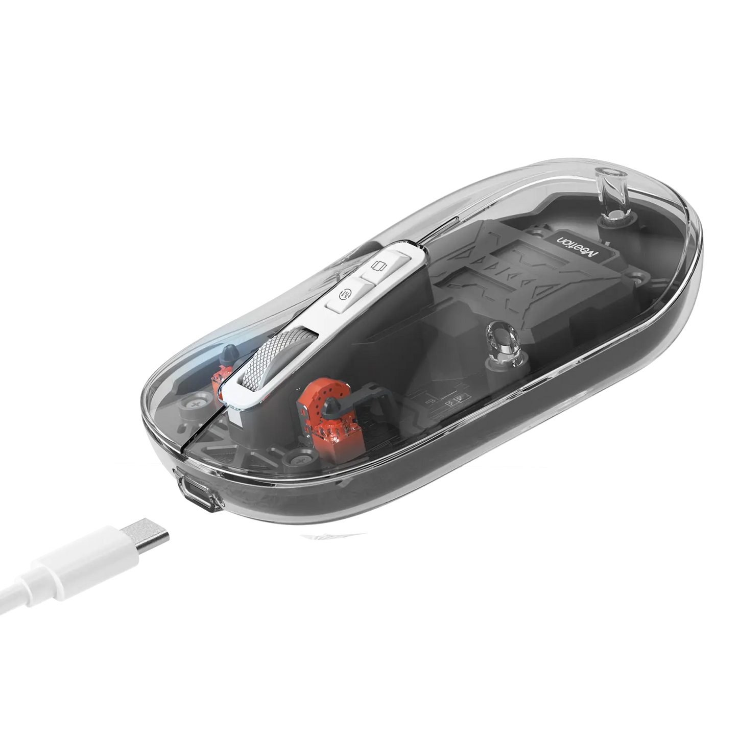 MEETION BTM005 Dual-Mode Transparent Mouse – 2.4G + Bluetooth