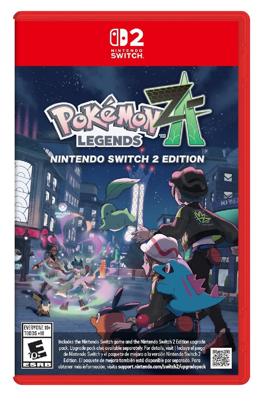 Pokémon Legends: Z-A – Nintendo Switch 2 Edition – Nintendo Switch 2 physical game cover, front view