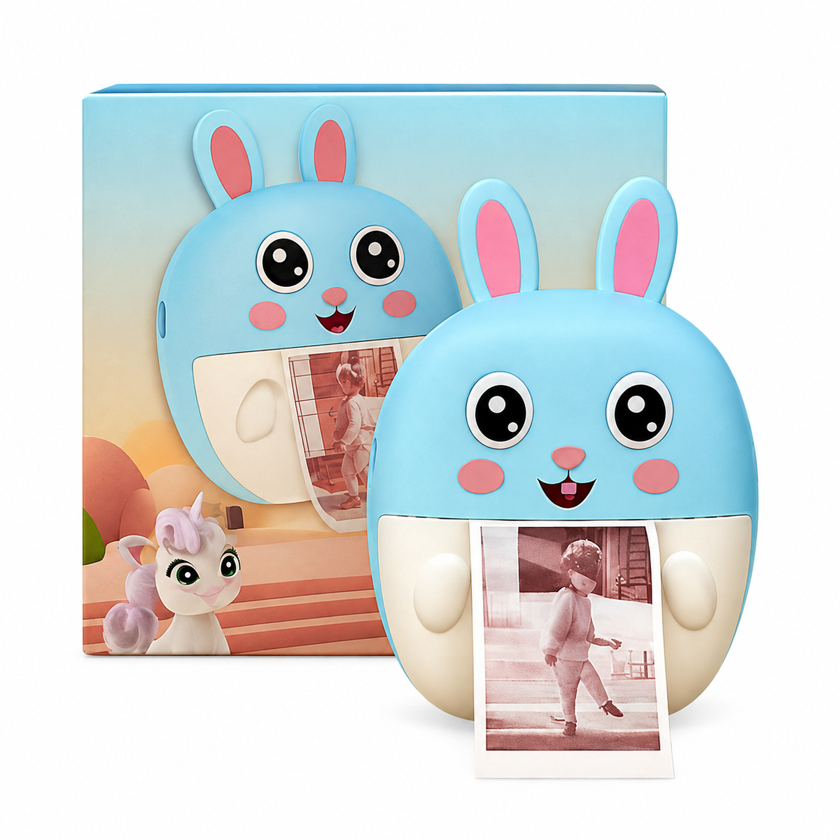 Portable Mini Camera Blue Rabbit
