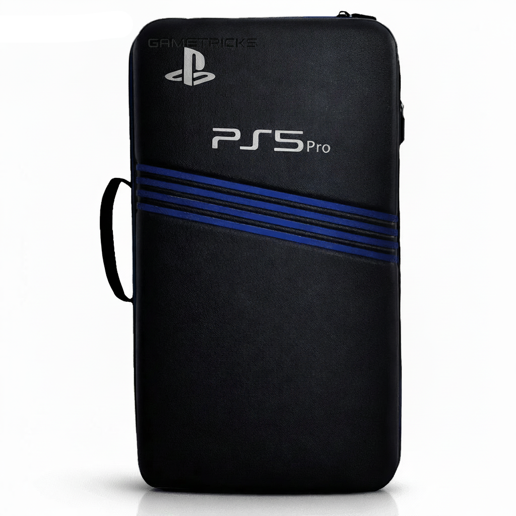PS5 PRO bag for travel with storage - gametricks