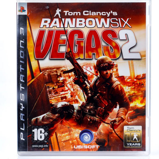 Tom Clancy's Rainbow Six Vegas 2 PS3 front cover on white square background