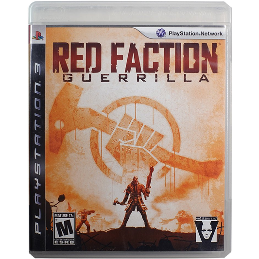 Red Faction: Guerrilla - PlayStation 3 | PS3 original front cover on white background