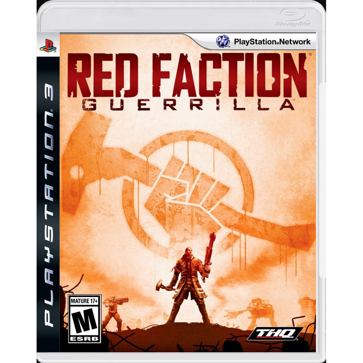 Red Faction Guerrilla PS3 front cover on white square background