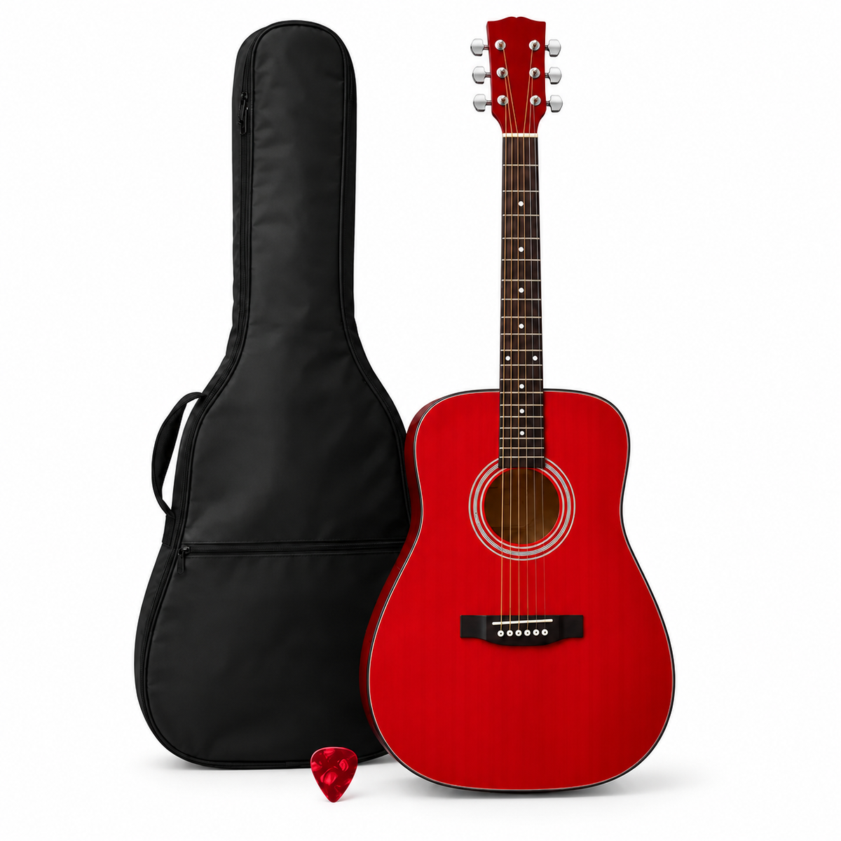 6 Strings Acoustic Guitar Package 39" gametricks