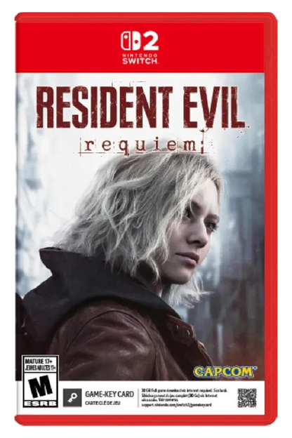 Resident Evil Requiem - Nintendo Switch 2 – Nintendo Switch 2 physical game cover, front view