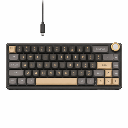 RK ROYAL KLUDGE R65 Wired Mechanical Gaming Keyboard with Volume Knob - gametricks